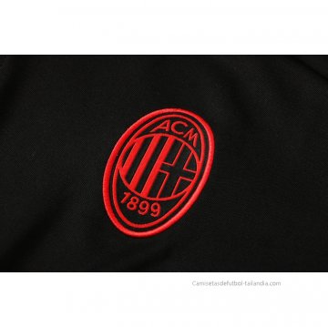 Camiseta Polo del AC Milan 2021-2022 Negro