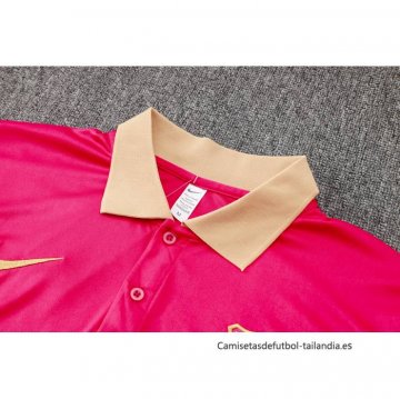 Camiseta Polo del Barcelona 2024-2025 Rojo