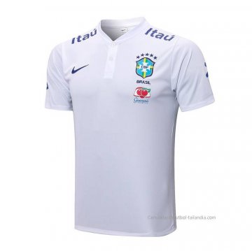 Camiseta Polo del Brasil 2022-2023 Blanco Camiseta Polo del Brasil 2022-2023 Blanco