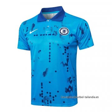 Camiseta Polo del Chelsea 2024-2025 Azul Camiseta Polo del Chelsea 2024-2025 Azul