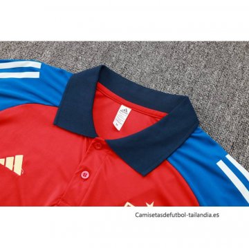 Camiseta Polo del Espana 2024-2025 Rojo