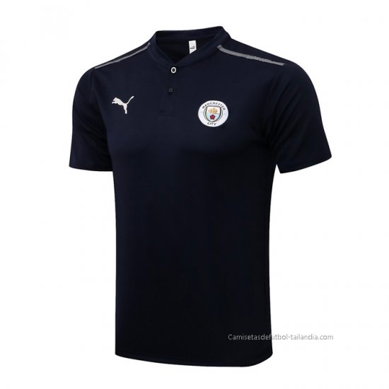 Camiseta Polo del Manchester City 2021-2022 Azul - Haga un click en la imagen para cerrar