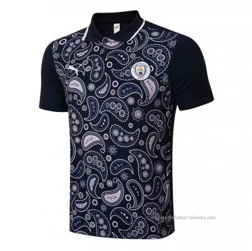 Camiseta Polo del Manchester City 2021 Azul Camiseta Polo del Manchester City 2021 Azul