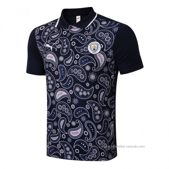 Camiseta Polo del Manchester City 2021 Azul - Haga un click en la imagen para cerrar