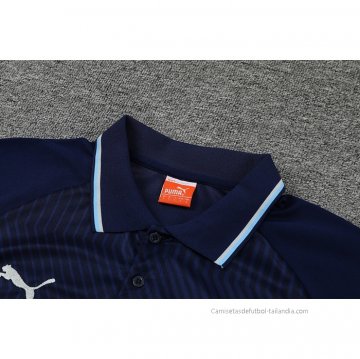 Camiseta Polo del Manchester City 2022-2023 Azul Marino
