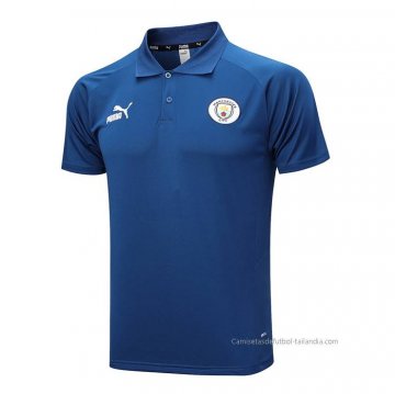 Camiseta Polo del Manchester City 2023-2024 Azul Camiseta Polo del Manchester City 2023-2024 Azul