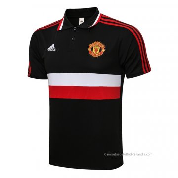 Camiseta Polo del Manchester United 2021-2022 Negro Camiseta Polo del Manchester United 2021-2022 Negro