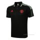 Camiseta Polo del Manchester United 2021-2022 Negro y Verde