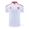 Camiseta Polo del Manchester United 2022-2023 Blanco