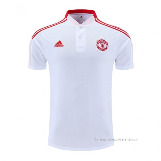 Camiseta Polo del Manchester United 2022-2023 Blanco - Haga un click en la imagen para cerrar
