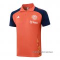 Camiseta Polo del Manchester United 2024-2025 Naranja