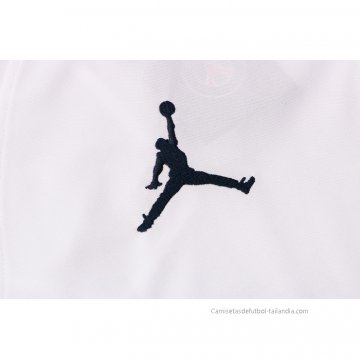 Camiseta Polo del Paris Saint-Germain Jordan 2021-2022 Blanco