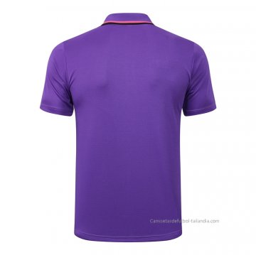 Camiseta Polo del Paris Saint-Germain Jordan 2021-2022 Purpura