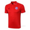 Camiseta Polo del Paris Saint-Germain Jordan 2021-2022 Rojo Camiseta Polo del Paris Saint-Germain Jordan 2021-2022 Rojo