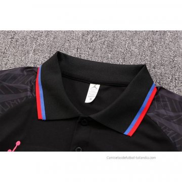 Camiseta Polo del Paris Saint-Germain Jordan 2022-2023 Negro