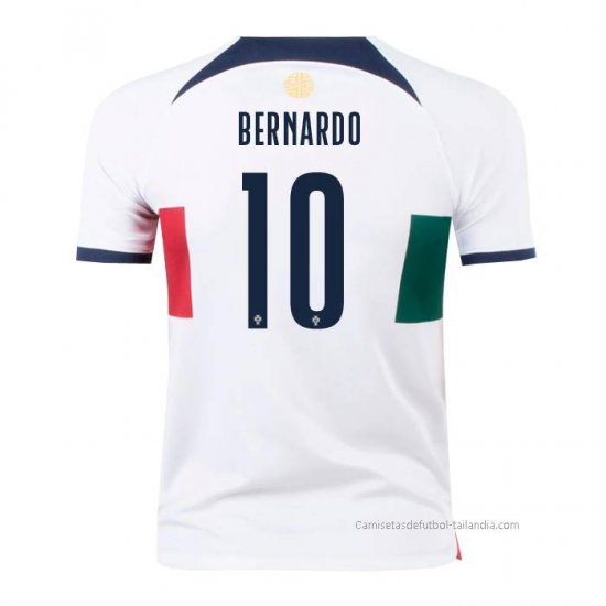 2ª Camiseta Portugal Jugador Bernardo 2022 - Haga un click en la imagen para cerrar