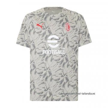 Camiseta Pre Partido del AC Milan 2025-2026 Gris Camiseta Pre Partido del AC Milan 2025-2026 Gris