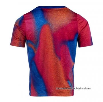 Camiseta Pre Partido del Estados Unidos 2024 Azul y Rojo