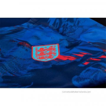 Camiseta Pre Partido del Inglaterra 2022 Azul