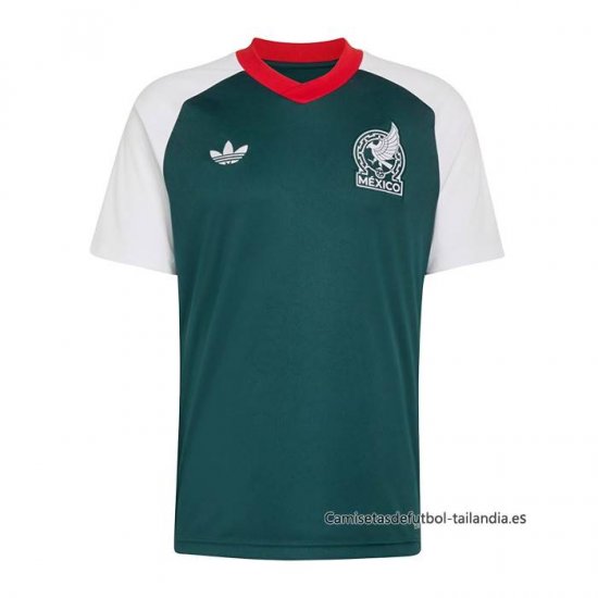 Camiseta Pre Partido del Mexico 2026 Verde Blanco - Haga un click en la imagen para cerrar