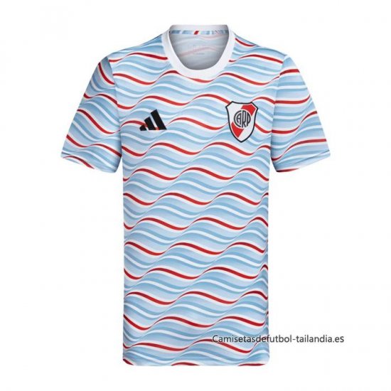 Camiseta Pre Partido del River 2024 Azul - Haga un click en la imagen para cerrar