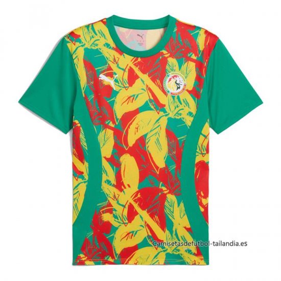 Camiseta Pre Partido del Senegal 2024 Verde - Haga un click en la imagen para cerrar
