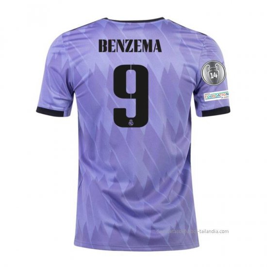 2ª Camiseta Real Madrid Jugador Benzema 2022-2023 - Haga un click en la imagen para cerrar