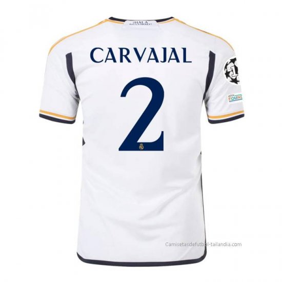 1ª Camiseta Real Madrid Jugador Carvajal 2023-2024 - Haga un click en la imagen para cerrar
