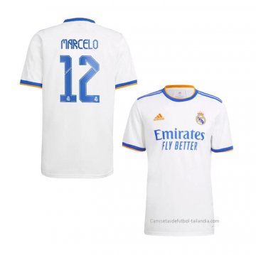 1ª Camiseta Real Madrid Jugador Marcelo 2021-2022 1ª Camiseta Real Madrid Jugador Marcelo 2021-2022