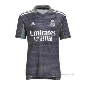 Camiseta Real Madrid Portero 2021-2022 Negro Camiseta Real Madrid Portero 2021-2022 Negro
