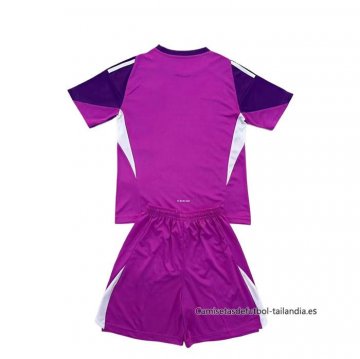 Camiseta Real Madrid Portero Nino 2025-2026 Purpura