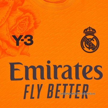 Camiseta Real Madrid Y-3 Portero 2024 Naranja