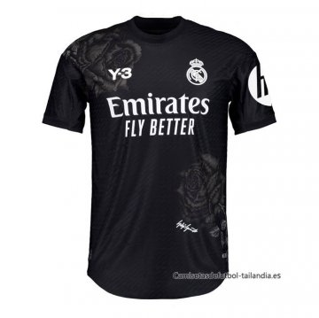 Camiseta Real Madrid Y-3 Portero 2024 Negro Camiseta Real Madrid Y-3 Portero 2024 Negro