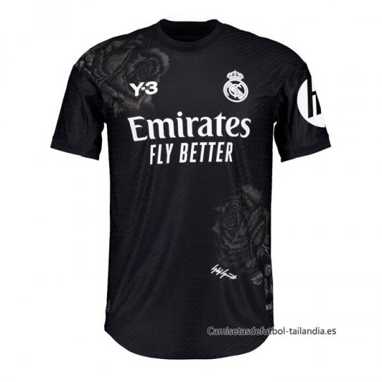 Camiseta Real Madrid Y-3 Portero 2024 Negro - Haga un click en la imagen para cerrar