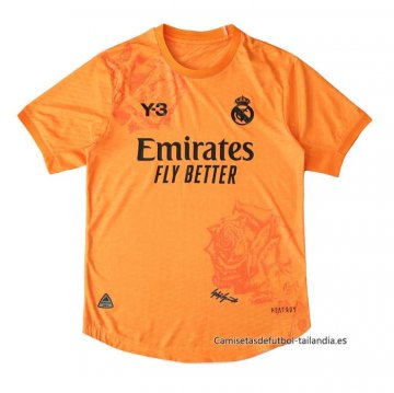 Camiseta Real Madrid Y-3 Portero Authentic 2024 Naranja Camiseta Real Madrid Y-3 Portero Authentic 2024 Naranja