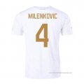 2ª Camiseta Serbia Jugador Milenkovic 2022