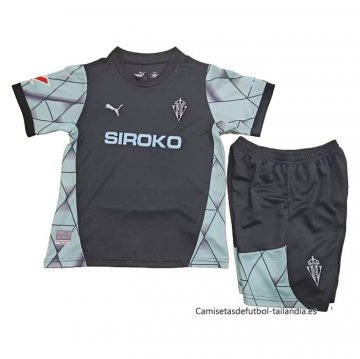 2ª Camiseta Sporting de Gijon Nino 2024-2025