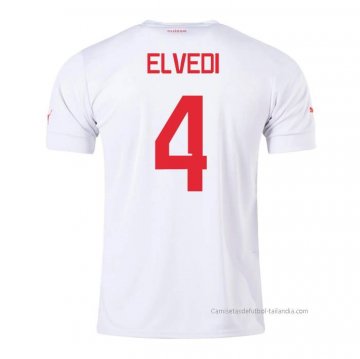 2ª Camiseta Suiza Jugador Elvedi 2022 2ª Camiseta Suiza Jugador Elvedi 2022