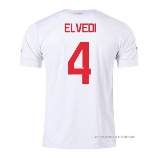 2ª Camiseta Suiza Jugador Elvedi 2022 - Haga un click en la imagen para cerrar