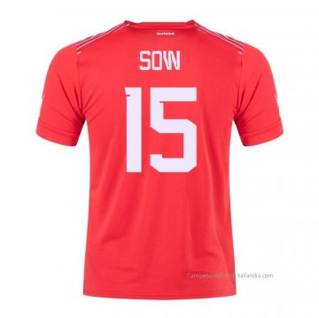 1ª Camiseta Suiza Jugador Sow 2022