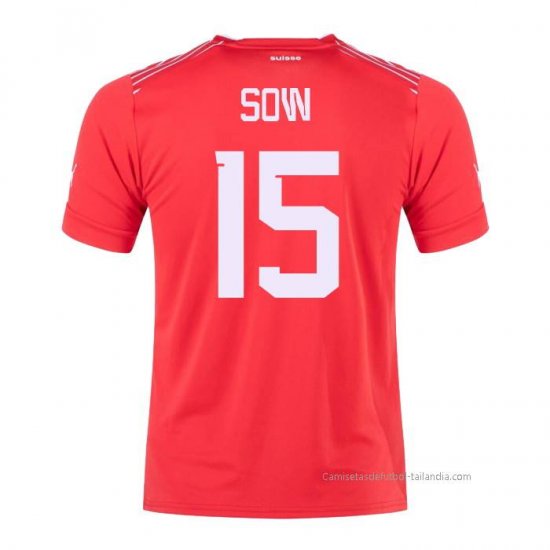 1ª Camiseta Suiza Jugador Sow 2022 - Haga un click en la imagen para cerrar