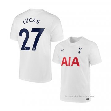 1ª Camiseta Tottenham Hotspur Jugador Lucas 2021-2022 1ª Camiseta Tottenham Hotspur Jugador Lucas 2021-2022