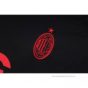 Camiseta de Entrenamiento AC Milan 2022-2023 Negro