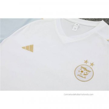 Camiseta de Entrenamiento Argelia 2023-2024 Blanco