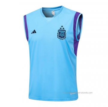 Camiseta de Entrenamiento Argentina Sin Mangas 2023-2024 Azul