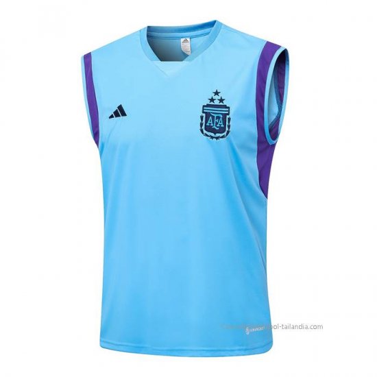 Camiseta de Entrenamiento Argentina Sin Mangas 2023-2024 Azul - Haga un click en la imagen para cerrar