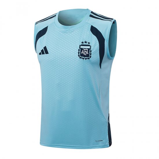 Camiseta de Entrenamiento Argentina Sin Mangas 2025-2026 Azul - Haga un click en la imagen para cerrar