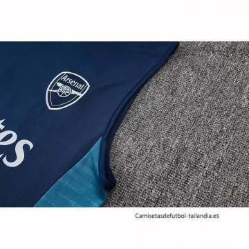 Camiseta de Entrenamiento Arsenal Sin Mangas 2025-2026 Azul Blanco