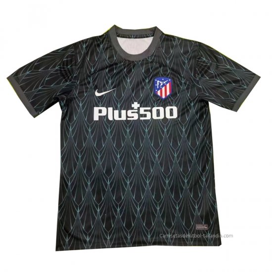Camiseta de Entrenamiento Atletico Madrid 2021-2022 Negro - Haga un click en la imagen para cerrar
