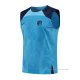 Camiseta de Entrenamiento Atletico Madrid Sin Mangas 2022-2023 Azul